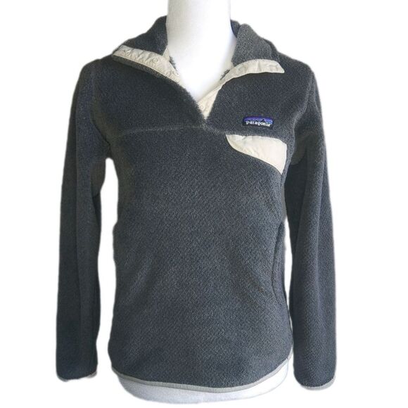 Patagonia Re-Tool Snap-T Pullover Womens XXS Polartech Thermal Pro Fleece Collar - Picture 1 of 10
